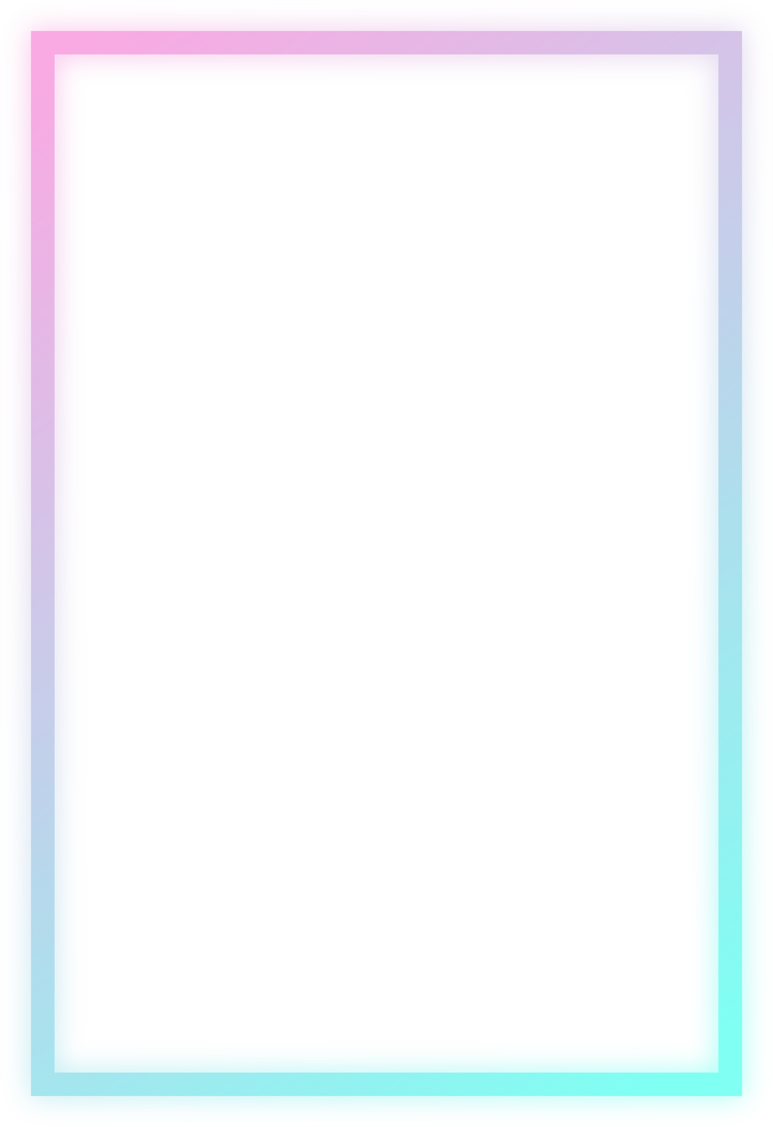 neon frame in pink and blue color .vector